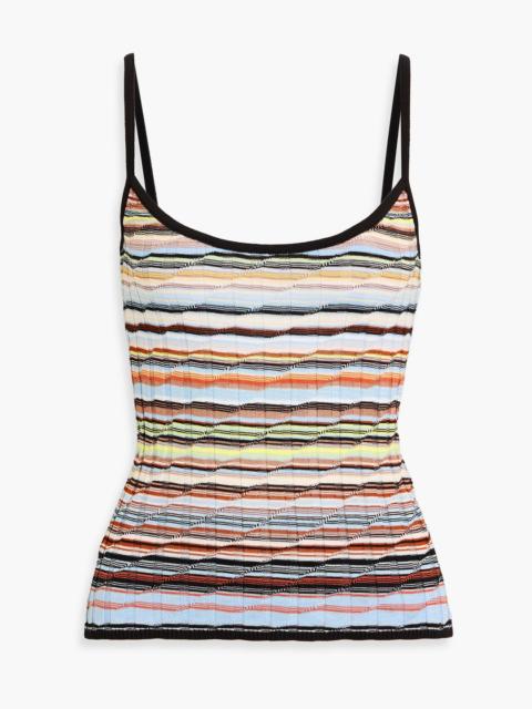 Missoni Crochet-knit cotton-blend camisole