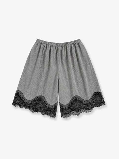 The Frankie Shop The Frankie Shop Baxter Viscose Bermuda Shorts Grey