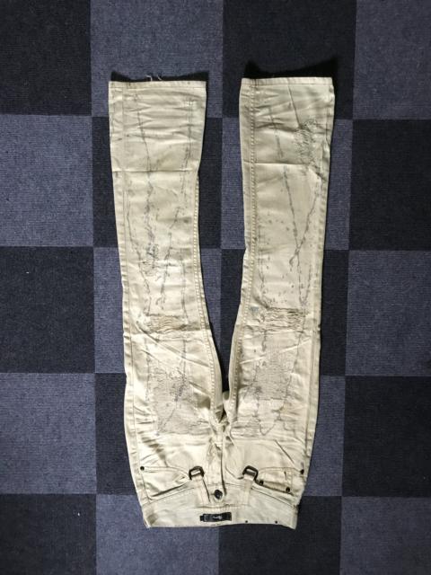 Other Designers Japanese Brand - D100 Midas Japan Low Rise Punk Painter Distressed Flar Jeans