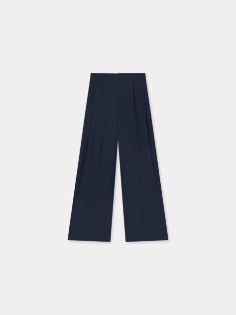KENZO Wide leg tailored pants in virgin wool