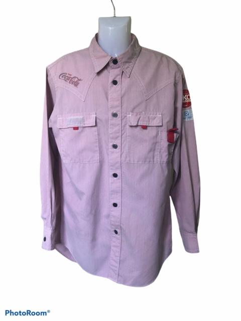 Other Designers Coca Cola × Vintage - Vintage 2000 Coca-Cola ekOsystem Shirt button up