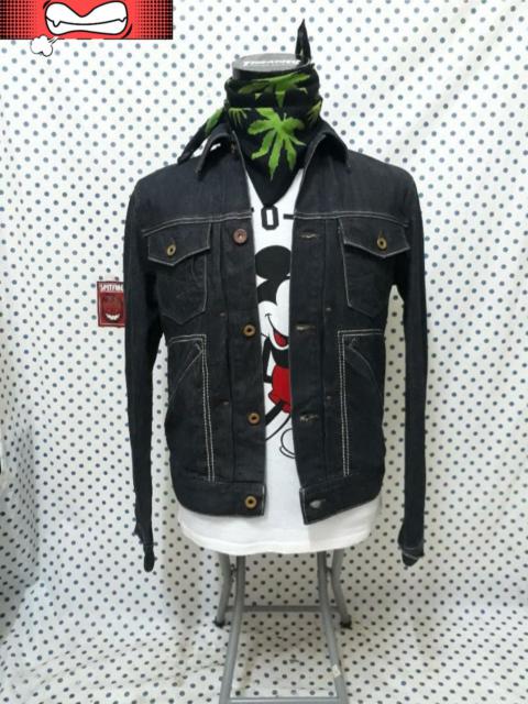 Archival Clothing - Seams Navy blue Japanese denim jacket