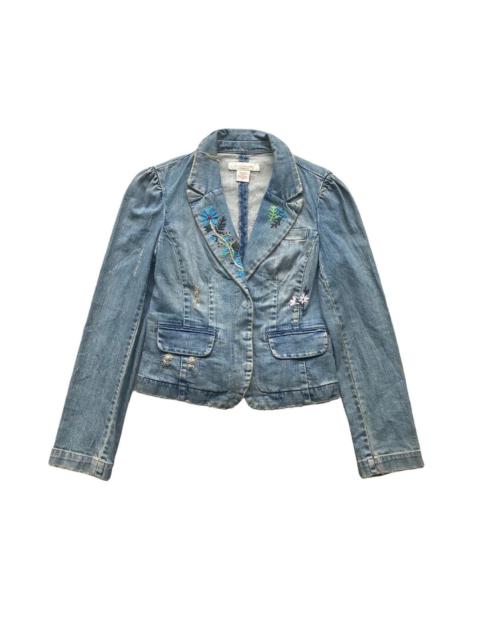 Other Designers Calvin Klein - Distressed Denim Jacket