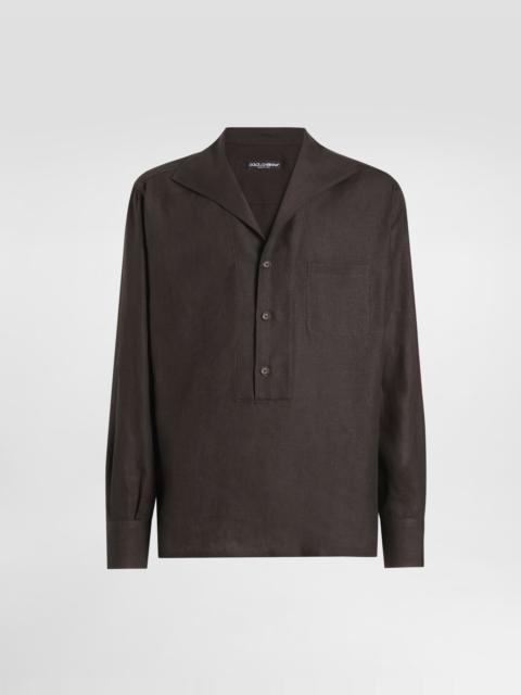 ACRONYM LA11-DS ノーカラージャケット ACRONYM LA11-DS schoeller® Dryskin™ Shirt Jacket Alpha Green