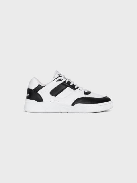 CELINE CELINE TRAINER CR-07 LOW LACE-UP SNEAKER in CALFSKIN
