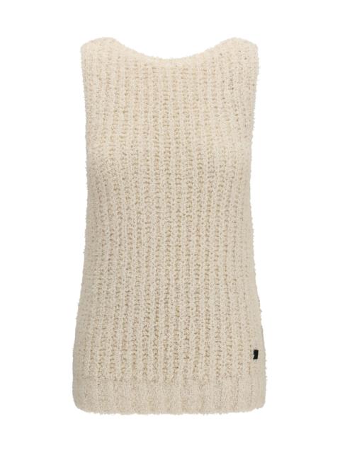 Balmain Balmain Women Sl Cotton Blend Knit Top