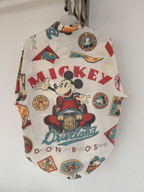 Other Designers Disney - 80s mickey overprint button up shirt