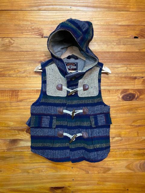 Other Designers Japanese Brand - Cube Sugar Work Wear Wool Tweed Vest Coat