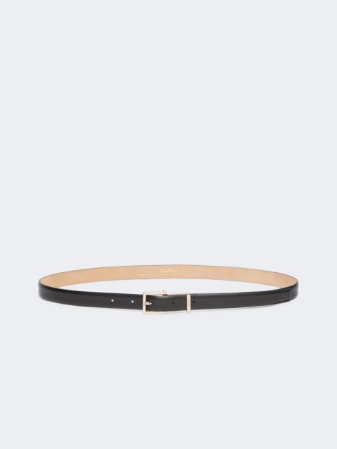 Max Mara Leather belt - BLACK