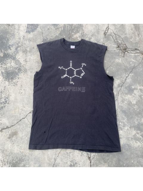 Other Designers Vintage - 1991 Caffeine Crop Sleeves tee