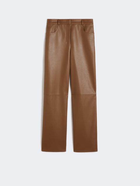 'S Max Mara Coated fabric trousers - TOBACCO