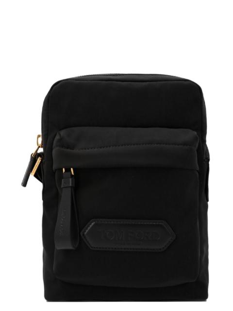 TOM FORD Tom Ford Men Logo Nylon Crossbody Bag