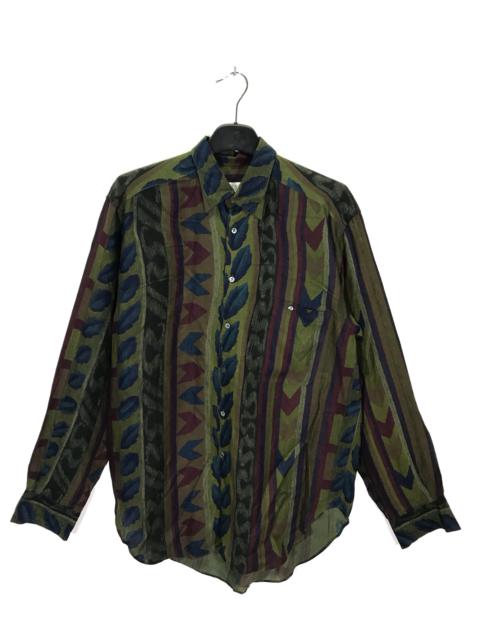 Other Designers Designer - Vintage Bagutta Pop Art Design Rayon Shirt Made In Italy