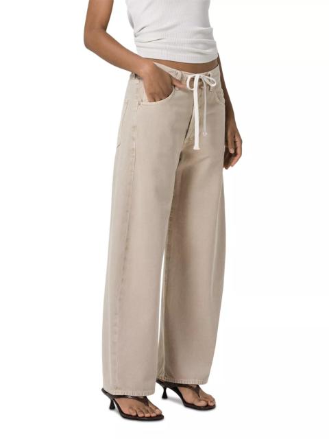 Citizens of Humanity Brynn Drawstring High Rise Jeans in Burnished Quartz