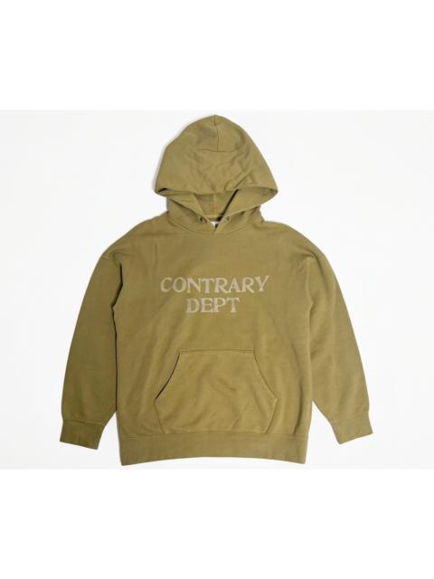 visvim Visvim 19AW Contrary Dept Jumbo Cont Khaki Hoodie