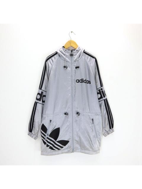 adidas ADIDAS Trefoil Big Logo Hoodie Jacket Made In Japan