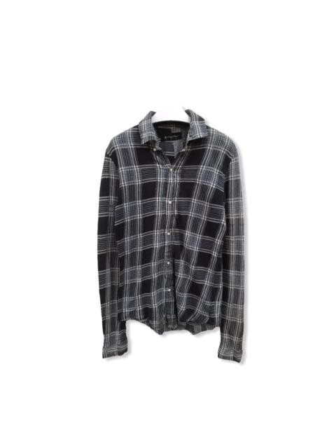 Other Designers Lounge Lizard - Lounge Lizard Plaid Tartan Flannel Shirt 👕