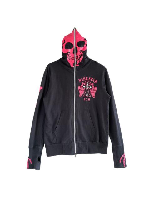 If Six Was Nine - Darkstar Skeleton Bones Fullzip Hoodie