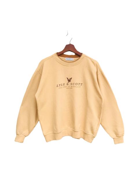 Other Designers Lyle & Scott - Vintage Lyle & Scott crewneck spell out embroidered