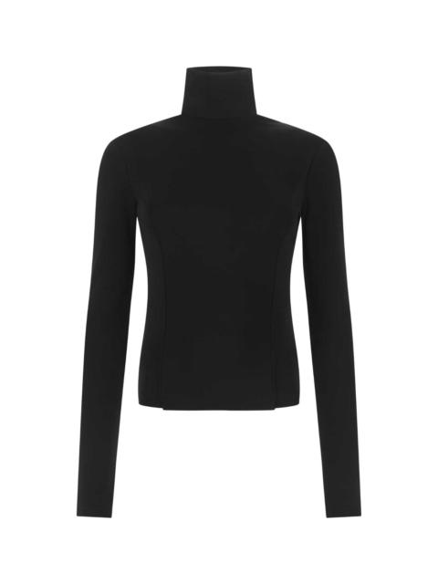 Givenchy Black Stretch Viscose Blend Top