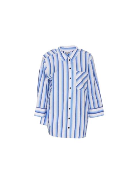 GANNI Ganni Cotton Striped Shirt Women