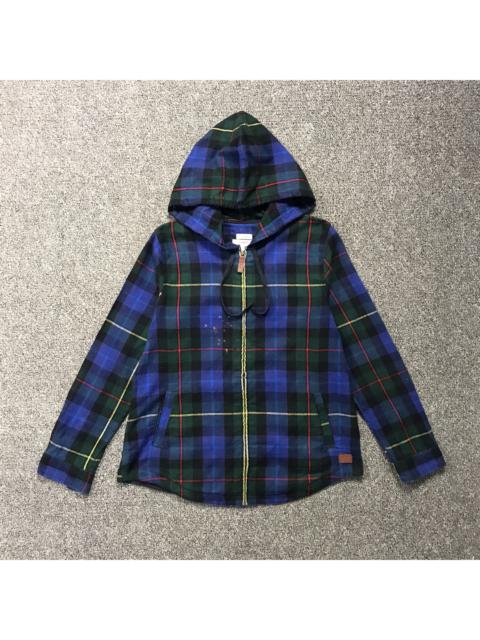 Other Designers Vintage - Vintage L.L.Bean Zipper Hoodie Flannel Design