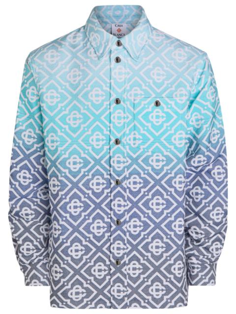 CASABLANCA Casablanca Logo-monogrammed Woven Overshirt