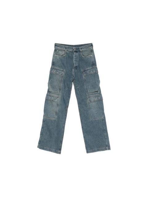 Rick Owens DRKSHDW Rick Owens Drkshdw Blue Denim - Loose-Fit Jeans Men