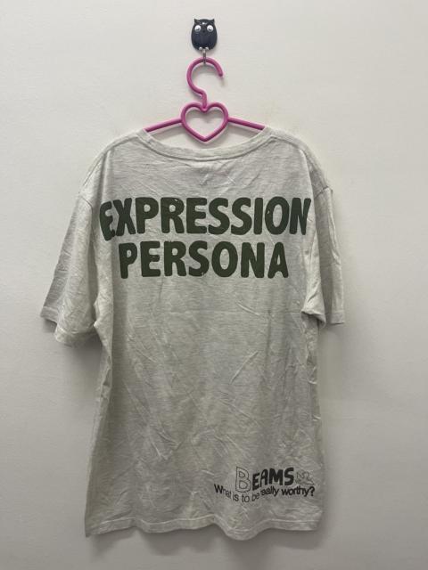 Other Designers Rare Vintage BEAMS Expression Persona Spell Out Big Logo