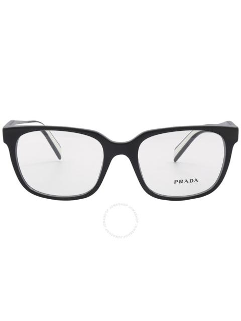 Prada Prada Demo Rectangular Ladies Eyeglasses PR 17ZV 1AB1O1 52