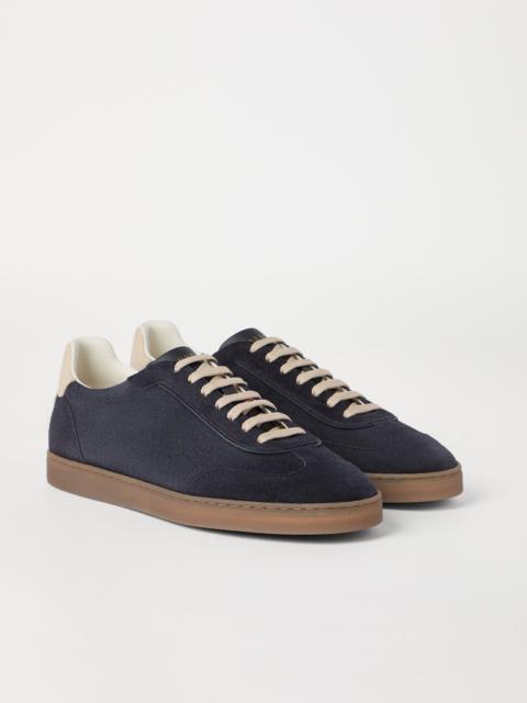 Brunello Cucinelli Washed suede sneakers
