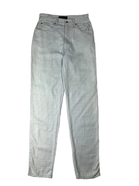 FENDI 1990s Fendi Zucca Monogram Pant