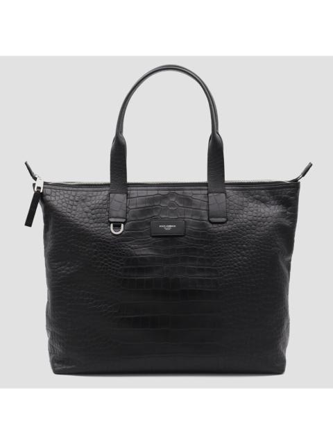 Dolce & Gabbana Dolce & Gabbana Black Leather Totes