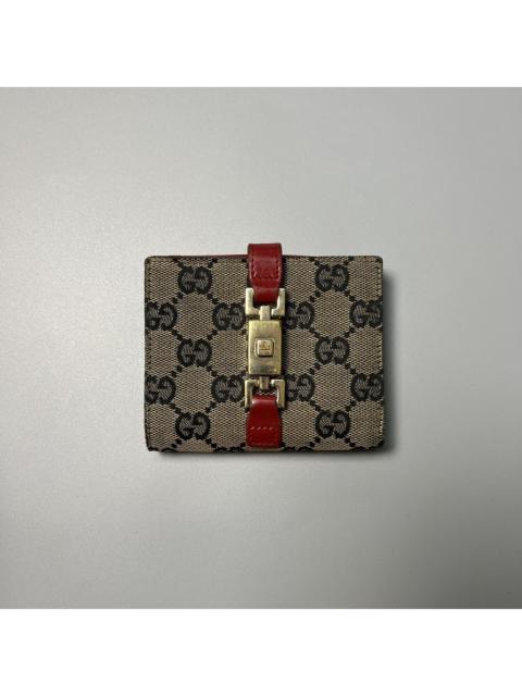 GUCCI Vintage Gucci GG Supreme Wallet red