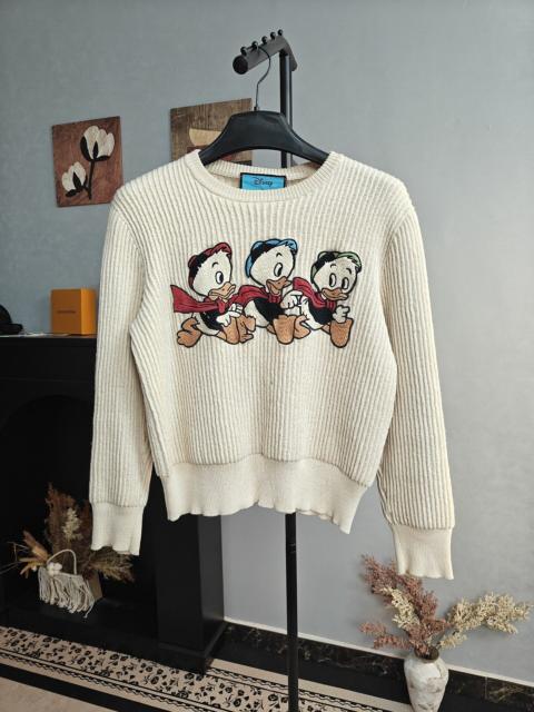 GUCCI Gucci × Disney Off-White Three Little Duck Embroidery Sweater