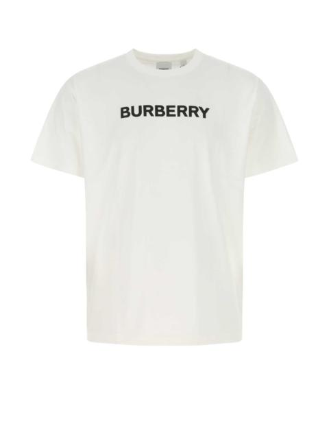 Burberry Burberry Men White Cotton T-Shirt