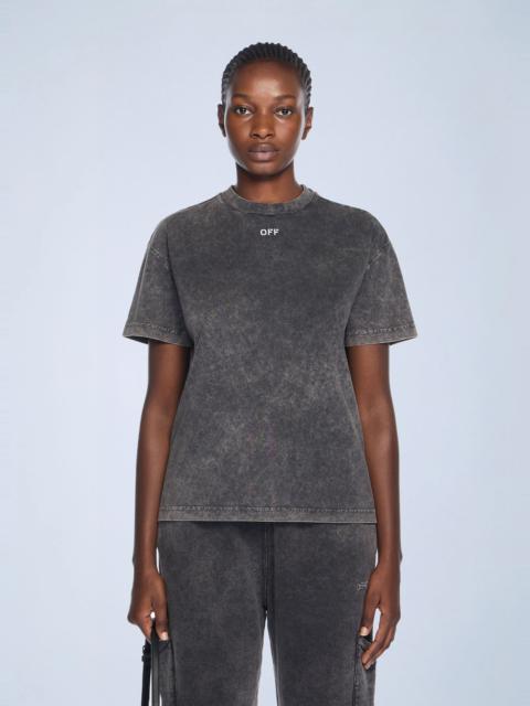 Off-White Check Flan Arrow Logo T-Shirt