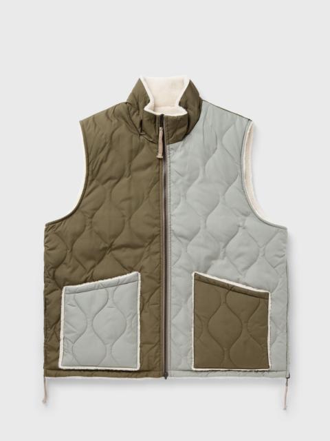 TAION MILITARY RIVERSIBLE HI NECK DOWN VEST