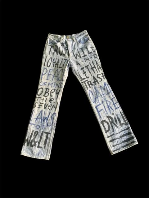 Walter Van Beirendonck Vintage Walter Van Beirendonck W& LT 90s graffiti Jeans