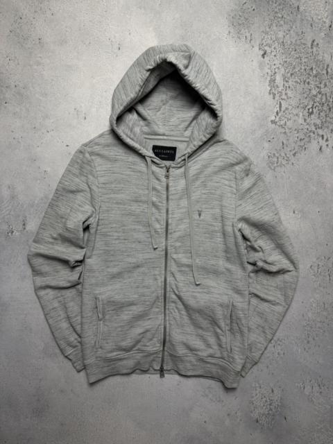 Other Designers Allsaints Ravage Hoodie Zip-Up Lightweight Sweatshirt y2k
