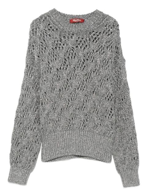 Max Mara Max Mara Women Open-Knit Crewneck Jumper
