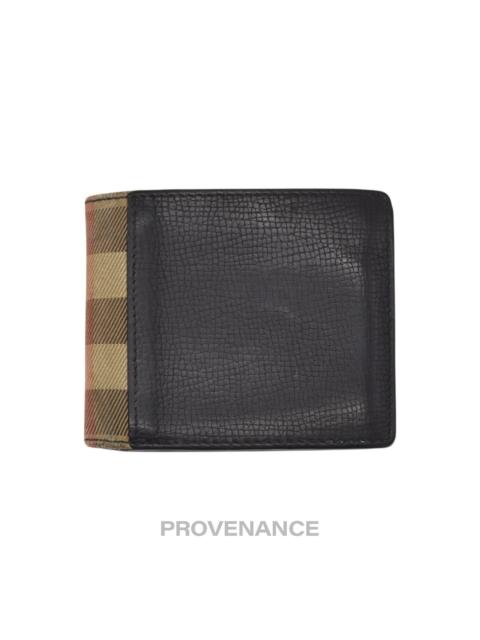 Burberry Burberry Bifold Wallet - Nova Check Navy Leather