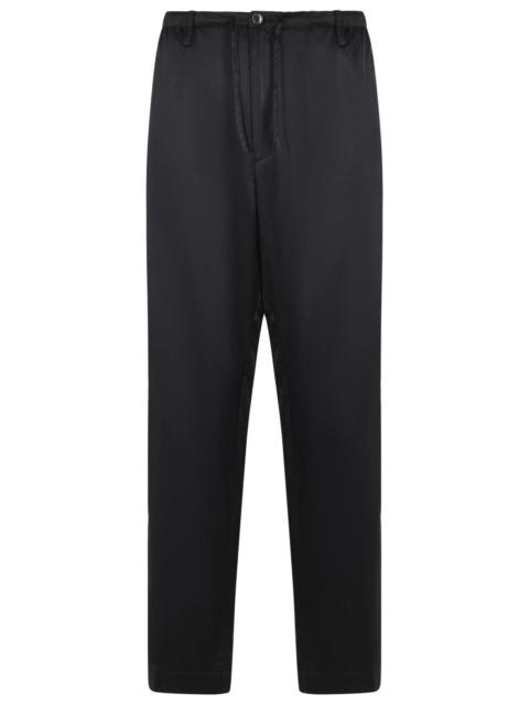 Dries Van Noten Dries Van Noten 'PENNY' Black Cotton Blend Pants