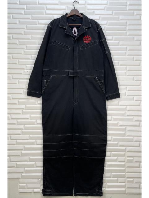 Other Designers Vintage - Vtg Overall Jumpsuit Worker Embroidery Logo