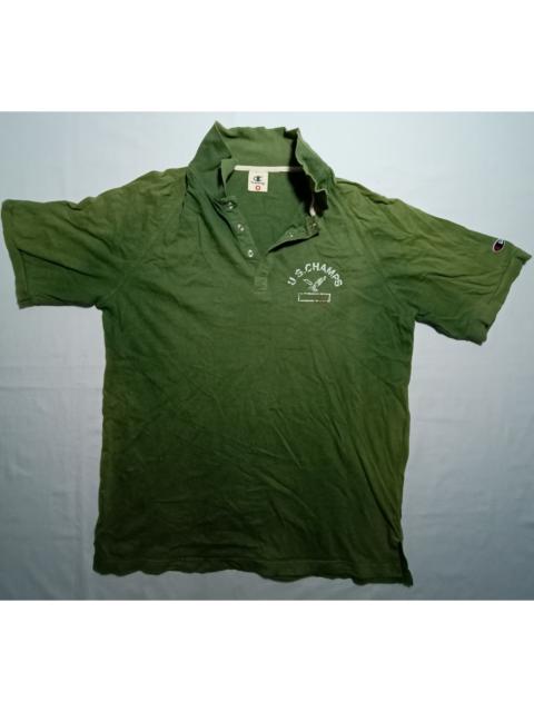 Other Designers Vintage - CHAMPION US Champs C65 Polo Tee Shirt