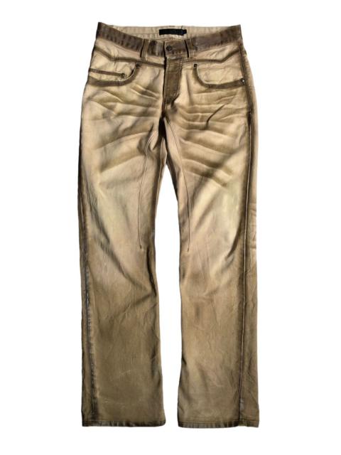 Other Designers If Six Was Nine - Luv Maison Jack Rose waxed design dirty look pants
