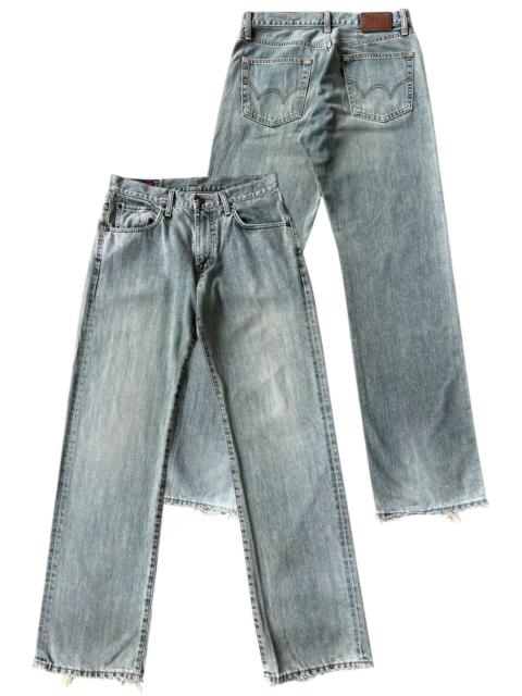 Other Designers Vintage Edwin 503z Distressed Wide Baggy Denim Jeans 32x33