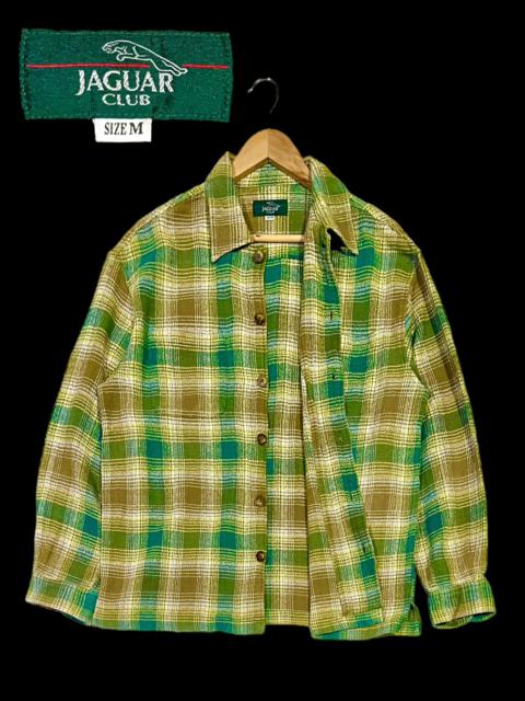 Other Designers Vintage - VINTAGE JAGUAR CLUB WASHED FLANNEL WITH DOUBLE POCKET SHIRTS