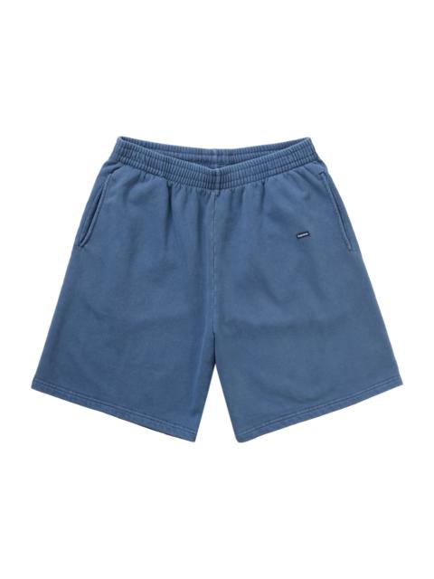Supreme Supreme Overdyed Small Box Sweatshort Dark Slate