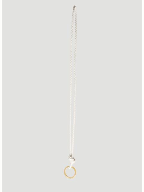 Bottega Veneta Women Intreccio Lanyard Keyring